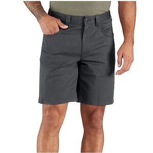 Carhartt Gray Flat Front Shorts Casual Style